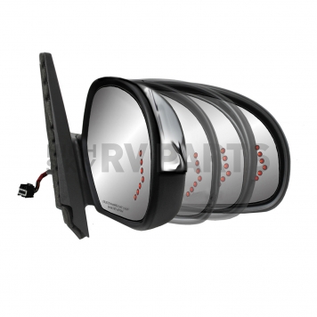 K-Source Exterior Mirror Electric OEM Black Single - 62159G-1