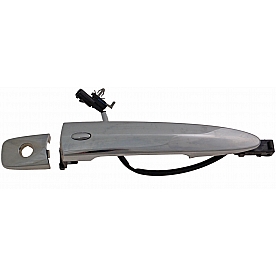 Help! By Dorman Exterior Door Handle - Plastic Silver - 81396