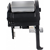 Help! By Dorman Interior Door Handle - Paddle Plastic Black Housing With Silver Lever Single - 81712