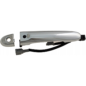 Help! By Dorman Exterior Door Handle - Plastic Silver Single - 81406