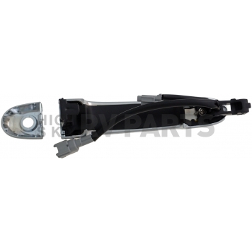 Help! By Dorman Exterior Door Handle - Plastic Silver Single - 81406-1