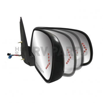 K-Source Exterior Mirror Electric OEM Black Single - 62163G-1