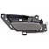 Help! By Dorman Interior Door Handle - Plastic Black Housing With Dark Gray Lever Single - 81409