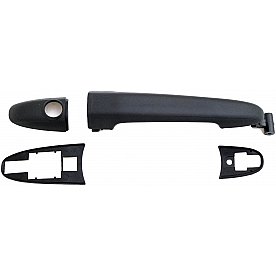 Help! By Dorman Exterior Door Handle - Plastic Black Single - 93134