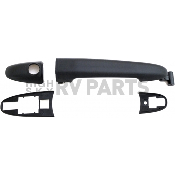 Help! By Dorman Exterior Door Handle - Plastic Black Single - 93134