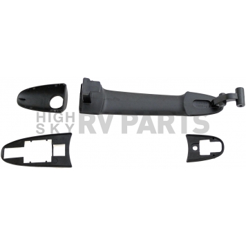 Help! By Dorman Exterior Door Handle - Plastic Black Single - 93134-1
