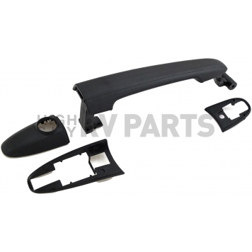 Help! By Dorman Exterior Door Handle - Plastic Black Single - 93134-2