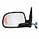 K-Source Exterior Mirror Electric OEM Black Single - 62166G