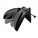 K-Source Exterior Mirror Electric OEM Black Single - 62166G