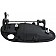 Help! By Dorman Exterior Door Handle - Plastic Black Single - 88492