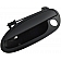 Help! By Dorman Exterior Door Handle - Plastic Black Single - 88492