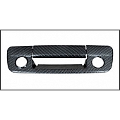 Paramount Automotive Tailgate Handle Cover - ABS Plastic Black - 640208CF