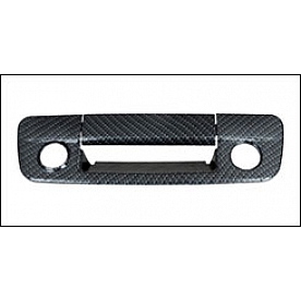 Paramount Automotive Tailgate Handle Cover - ABS Plastic Black - 640208CF