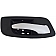 Help! By Dorman Interior Door Handle - Plastic Black Housing With Silver Lever Single - 93166