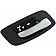 Help! By Dorman Interior Door Handle - Plastic Black Housing With Silver Lever Single - 93166