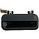 Help! By Dorman Exterior Door Handle - Plastic Black Single - 83483
