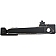 Help! By Dorman Exterior Door Handle - Plastic Black Single - 83484