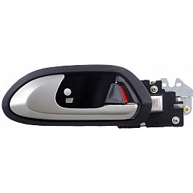 Help! By Dorman Interior Door Handle - Plastic Black Housing With Silver Lever Single - 81415