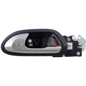 Help! By Dorman Interior Door Handle - Plastic Black Housing With Silver Lever Single - 81415