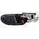 Help! By Dorman Interior Door Handle - Plastic Black Housing With Silver Lever Single - 81415