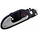 Help! By Dorman Interior Door Handle - Plastic Black Housing With Silver Lever Single - 81415