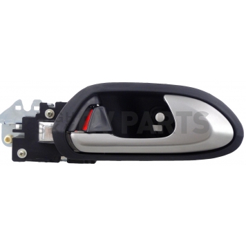 Help! By Dorman Interior Door Handle - Plastic Black Housing With Silver Lever Single - 81416