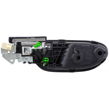 Help! By Dorman Interior Door Handle - Plastic Black Housing With Silver Lever Single - 81416-1