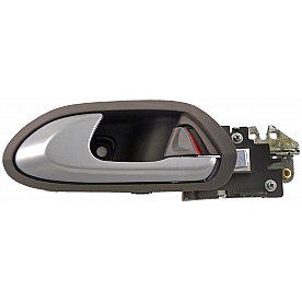 Help! By Dorman Interior Door Handle - Plastic Brown Housing With Silver Lever Single - 81417