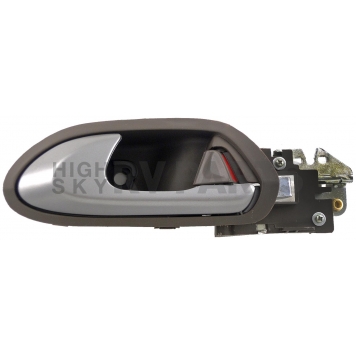Help! By Dorman Interior Door Handle - Plastic Brown Housing With Silver Lever Single - 81417
