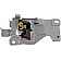Help! By Dorman Interior Door Handle - Lever Plastic Black Single - 93176