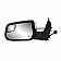 K-Source Exterior Mirror Manual OEM Black Single - 62176G