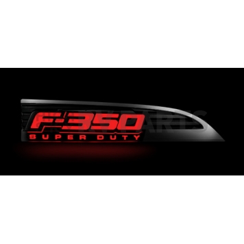 Recon Accessories Emblem - F-350 Super Duty Fenders - 264286RDBK