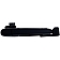 Help! By Dorman Exterior Door Handle - Plastic Black Single - 83487