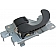 Help! By Dorman Interior Door Handle - Lever Plastic Gray Single - 93182