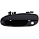 Help! By Dorman Exterior Door Handle - Plastic Black Single - 83488