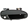 Help! By Dorman Exterior Door Handle - Plastic Black Single - 83489