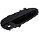 Help! By Dorman Exterior Door Handle - Plastic Black Single - 83489