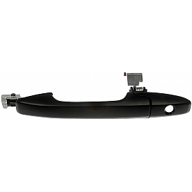 Help! By Dorman Exterior Door Handle - Plastic Black Single - 81423