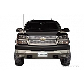 Putco Grille Insert - Polished Stainless Steel Rectangular - 84157