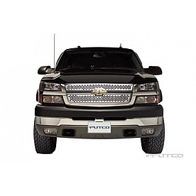 Putco Grille Insert - Polished Stainless Steel Rectangular - 84157