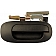 Help! By Dorman Exterior Door Handle - Plastic Black Single - 80622