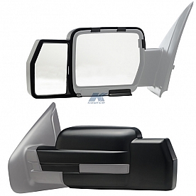 K-Source Exterior Towing Mirror Manual Rectangular Set Of 2 - 81810