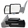 K-Source Exterior Towing Mirror Manual Rectangular Set Of 2 - 81810