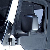 Rugged Ridge Exterior Mirror Manual Square Single - 1100211