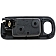 Help! By Dorman Interior Door Handle - Lever Plastic Black Single - 83418