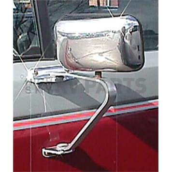 CIPA USA Exterior Towing Mirror Manual Rectangular Single - 11000-2