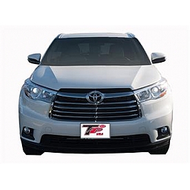 TFP (International Trim) Grille Insert - Bar Trapezoid ABS Plastic Chrome Plated - 68416GI
