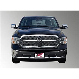 TFP (International Trim) Grille Insert - Mesh Trapezoid ABS Plastic Chrome Plated - 68166GI