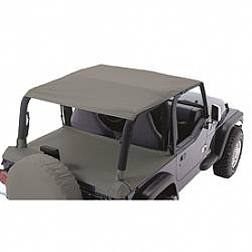 Rugged Ridge Bikini Top Vinyl Khaki Diamond - 1358136