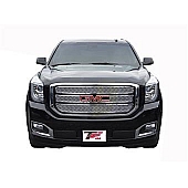 TFP (International Trim) Grille Insert - Mesh Trapezoid ABS Plastic Chrome Plated - 68296GI